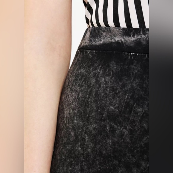 Urban outfitters Sparkle & Fade Acid-Wash Flounce-Hem Skirt small Anthropologie - Picture 7 of 8